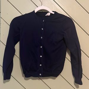 Navy blue crewcuts cardigan